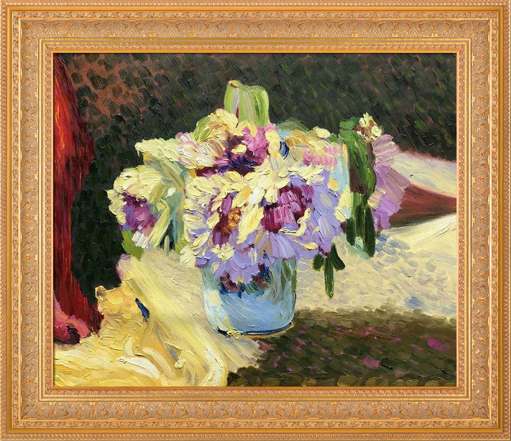 Vase of Flowers Pre-Framed - Sovereign Frame 20" X 24"