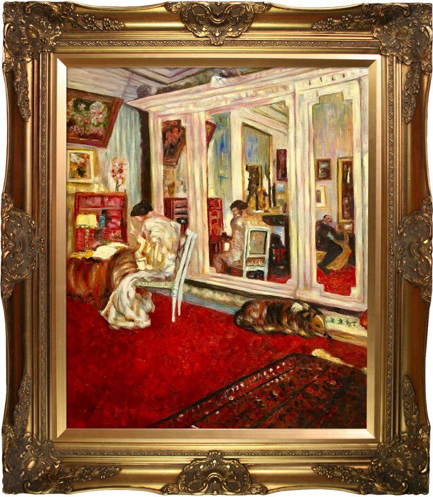 The Hessels in Their Dressing Room Pre-Framed - Victorian Gold Frame 20"X24"