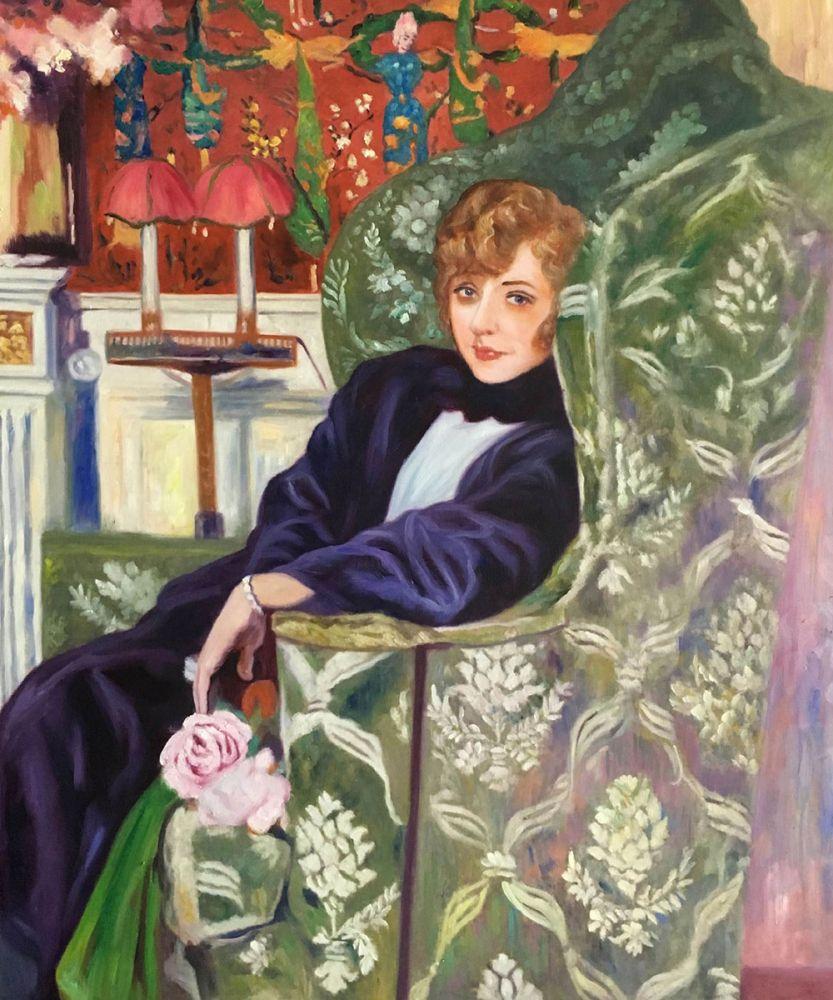 Yvonne Printemps in an Armchair