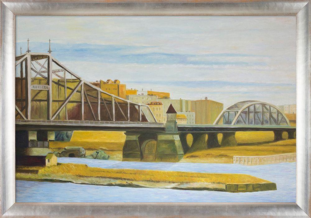Macomb's Dam Bridge, 1935 Pre-Framed - Spencer Rustic 24" X 36"