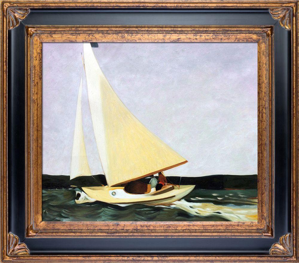 Sailing, 1911 Pre-Framed - Corinthian Gold Frame 20"X24"