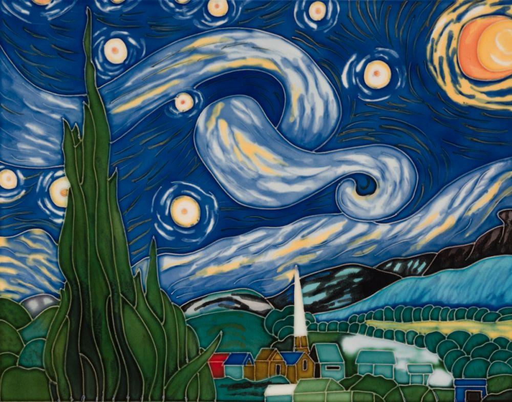 Starry Night Accent Tile (felt back)