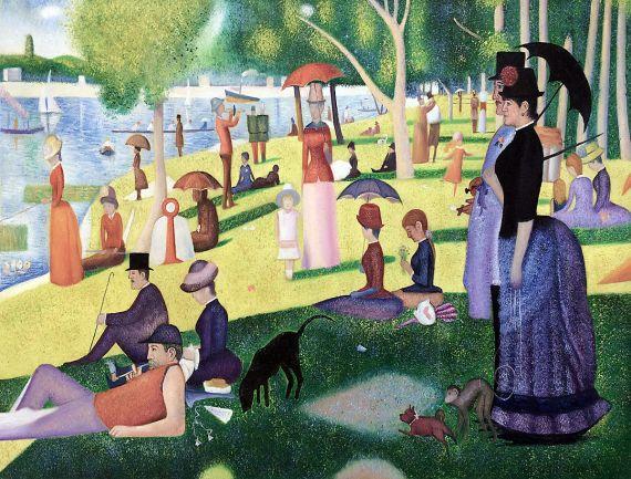 Georges Seurat, Sunday Afternoon on the Island of La Grande Jatte ...