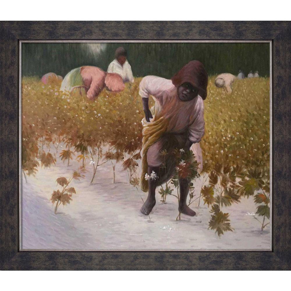 In the Cottonfields Pre-framed - Suede Premier Frame 20"X24"