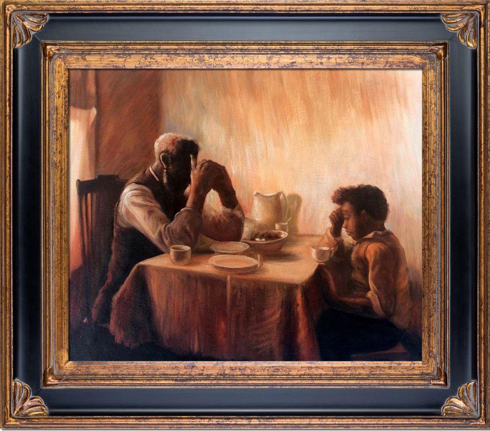 The Thankful Poor Pre-Framed - Corinthian Gold Frame 20"X24"