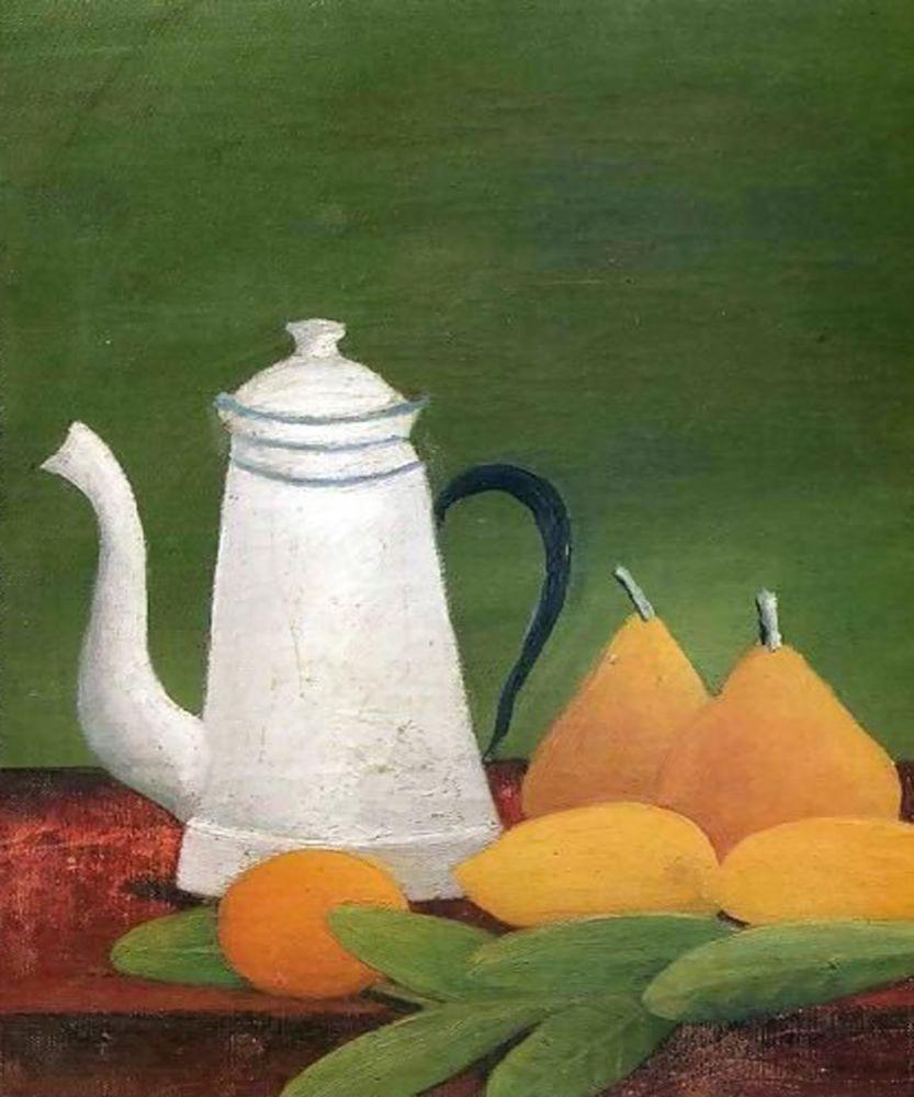 Still Life With Teapot and Fruit