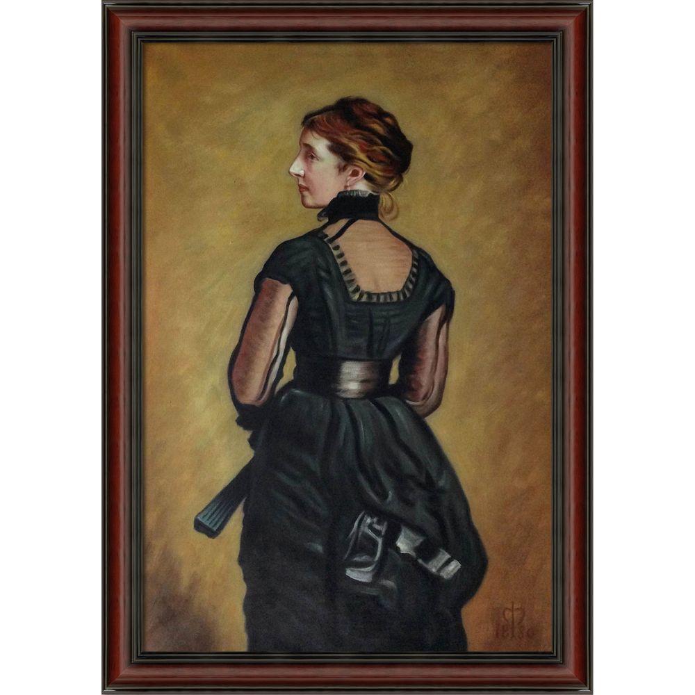 Portrait of Kate Perugini, daughter of Charles Dickens, 1880 Pre-framed - Grecian Wine Frame 24" X 36"