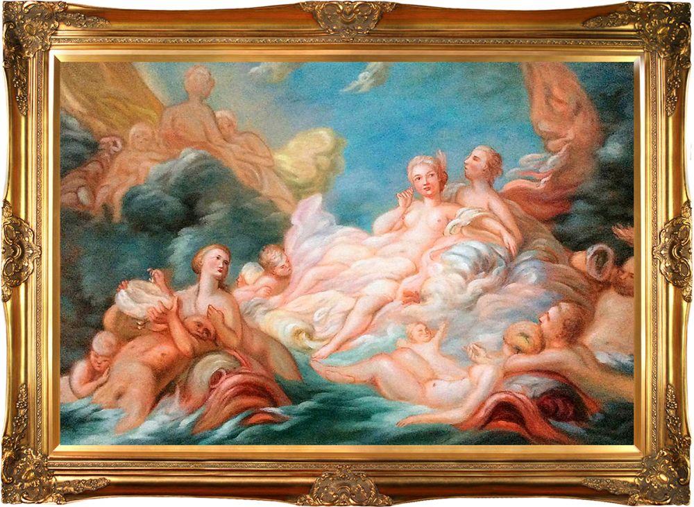 The Birth of Venus, 1753-1755 Pre-Framed - Victorian Gold Frame 24"X36"