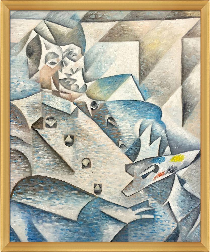 Portrait of Pablo Picasso Pre-framed - Piccino Luminoso Frame 20" X 24"