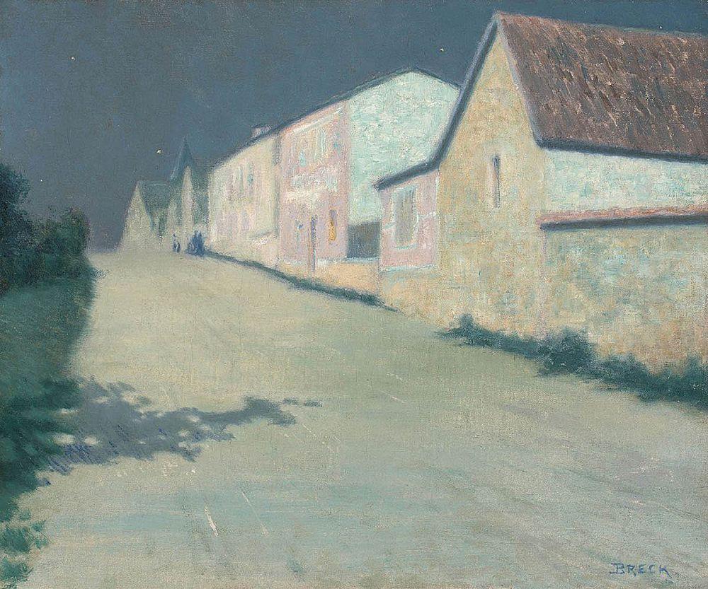 Evening in Giverny Painting John Leslie Breck