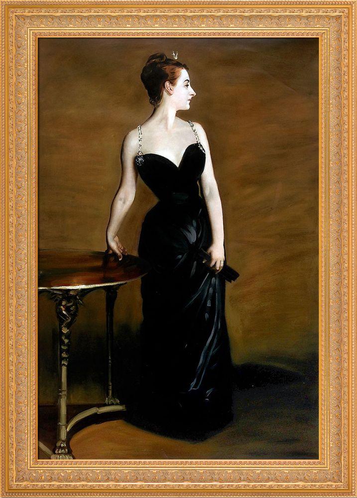 Portrait of Madame X Pre-Framed - Sovereign Frame 24" X 36"