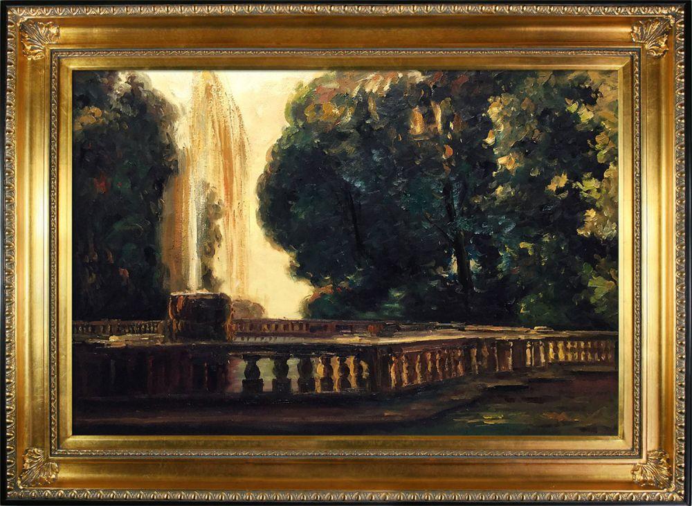 Villa Torlonia, Fountain, 1907 Pre-Framed - Regency Gold Frame 24"X36"