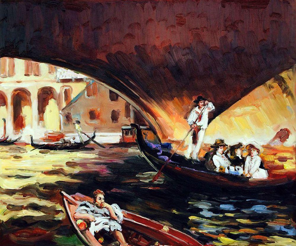 The Rialto, Venice, 1909