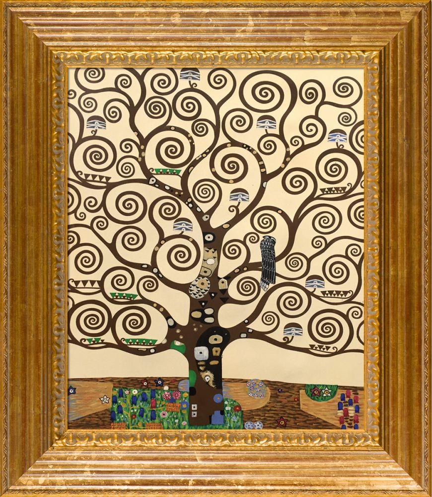 Tree of Life Pre-Framed - Vienna Gold Leaf Frame 20"X24"