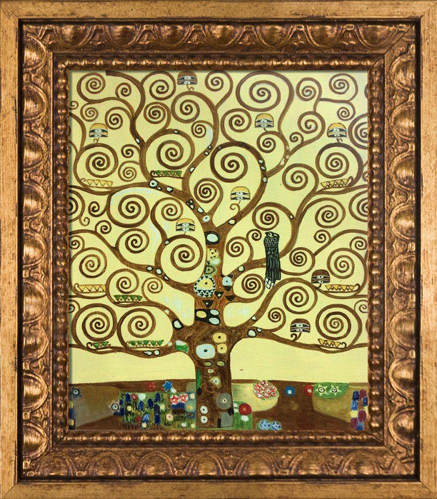 Tree of Life Pre-Framed - Versailles Gold Frame 8" X 10"