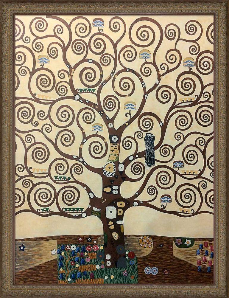 Tree of Life Pre-Framed - Victorian Bronze Frame 30