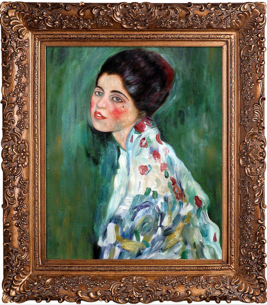 Portrait of a Lady, 1916-1917 Pre-Framed - Burgeon Gold Frame 20"X24"