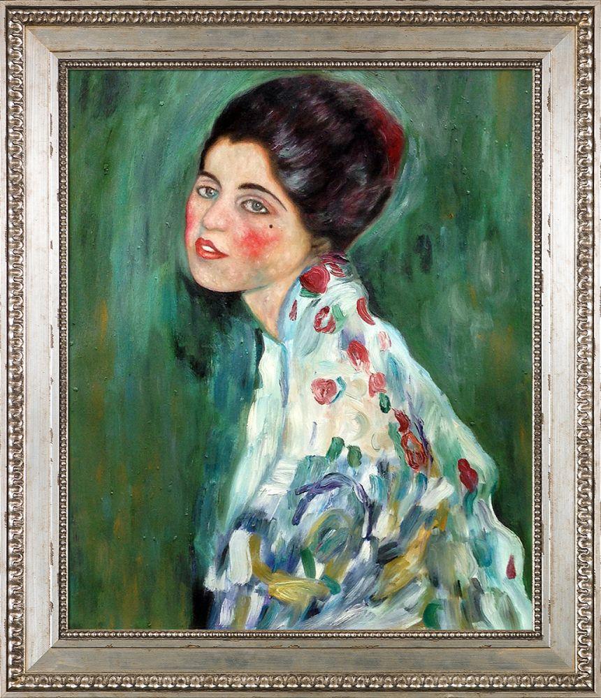 Portrait of a Lady, 1916-1917 Pre-Framed - Versailles Silver King Frame 20" X 24"