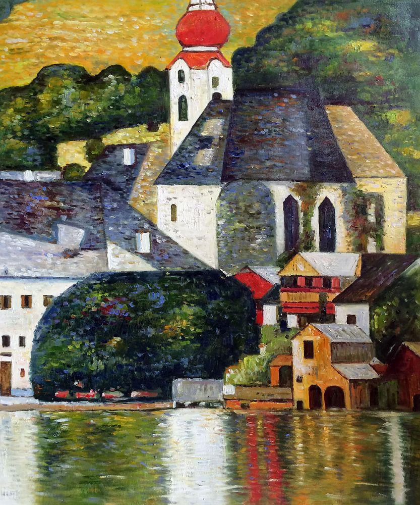 Church in Unterach on the Attersee