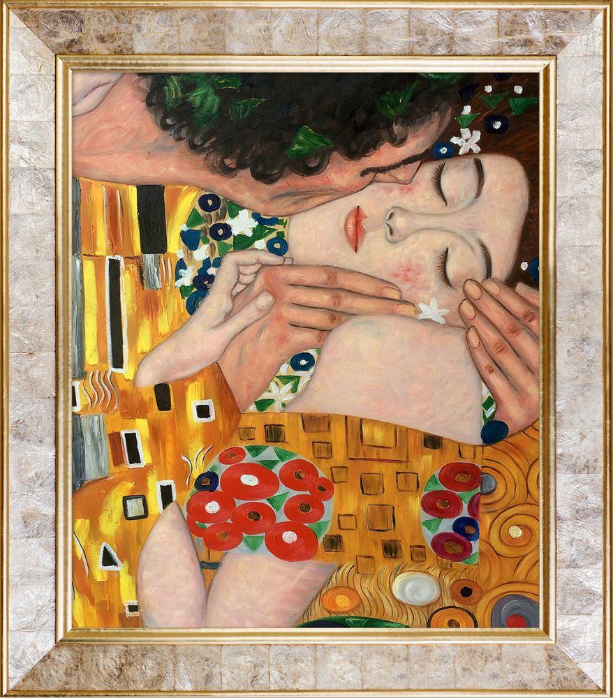 The Kiss, Close-Up Pre-Framed - Gold Pearl Frame 20" X 24"