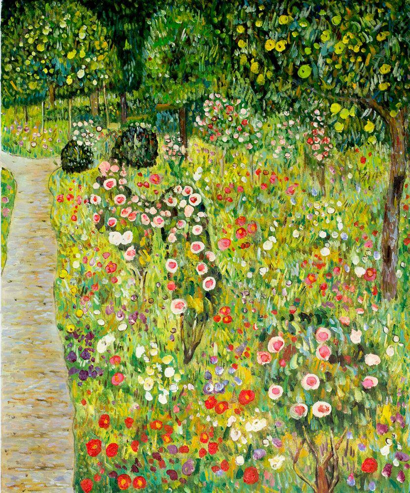 Fruit Garden With Roses