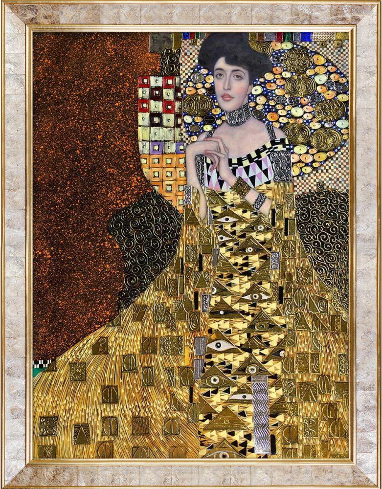 Portrait of Adele Bloch-Bauer I, 1907 (Luxury Line) Pre-Framed - Gold Pearl Frame 30" X 40"