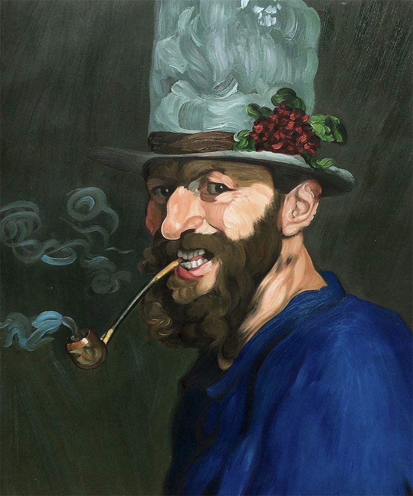 Self Portrait with a Pipe