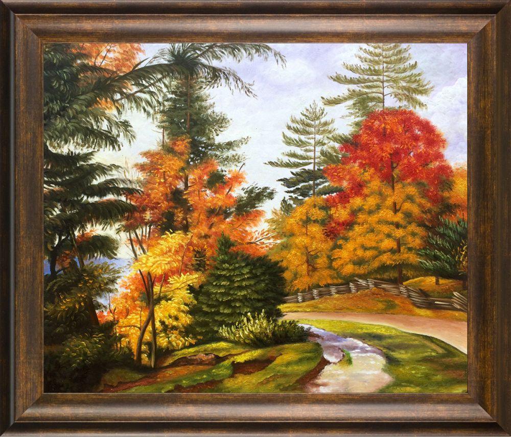 Autumn Tints Near Niagara, United States Pre-Framed - Modena Vintage 20" X 24"