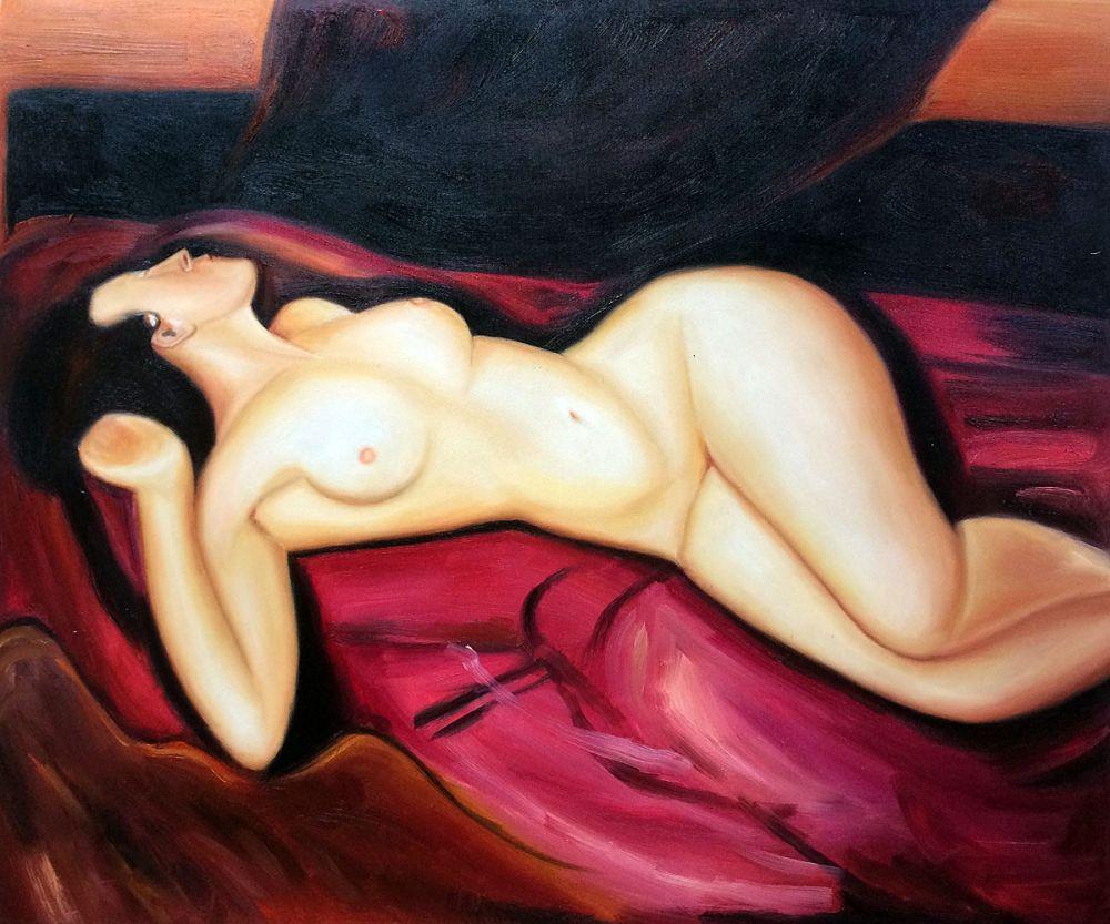 Nude Lying on the Back