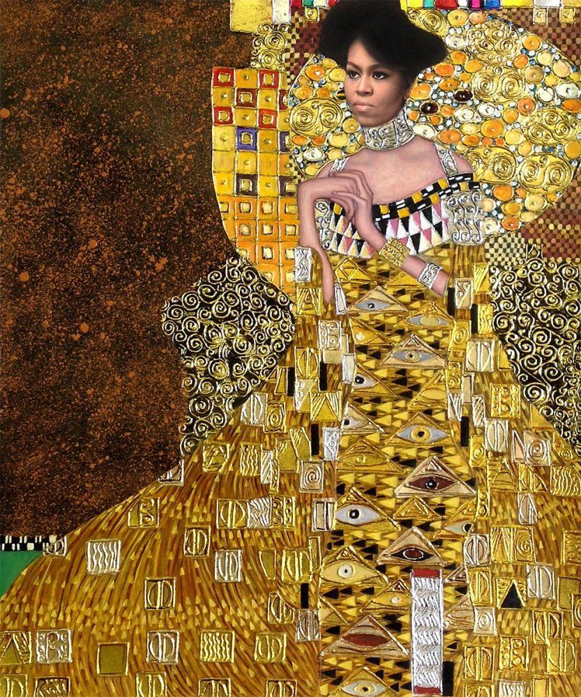 Michelle Obama in Gold