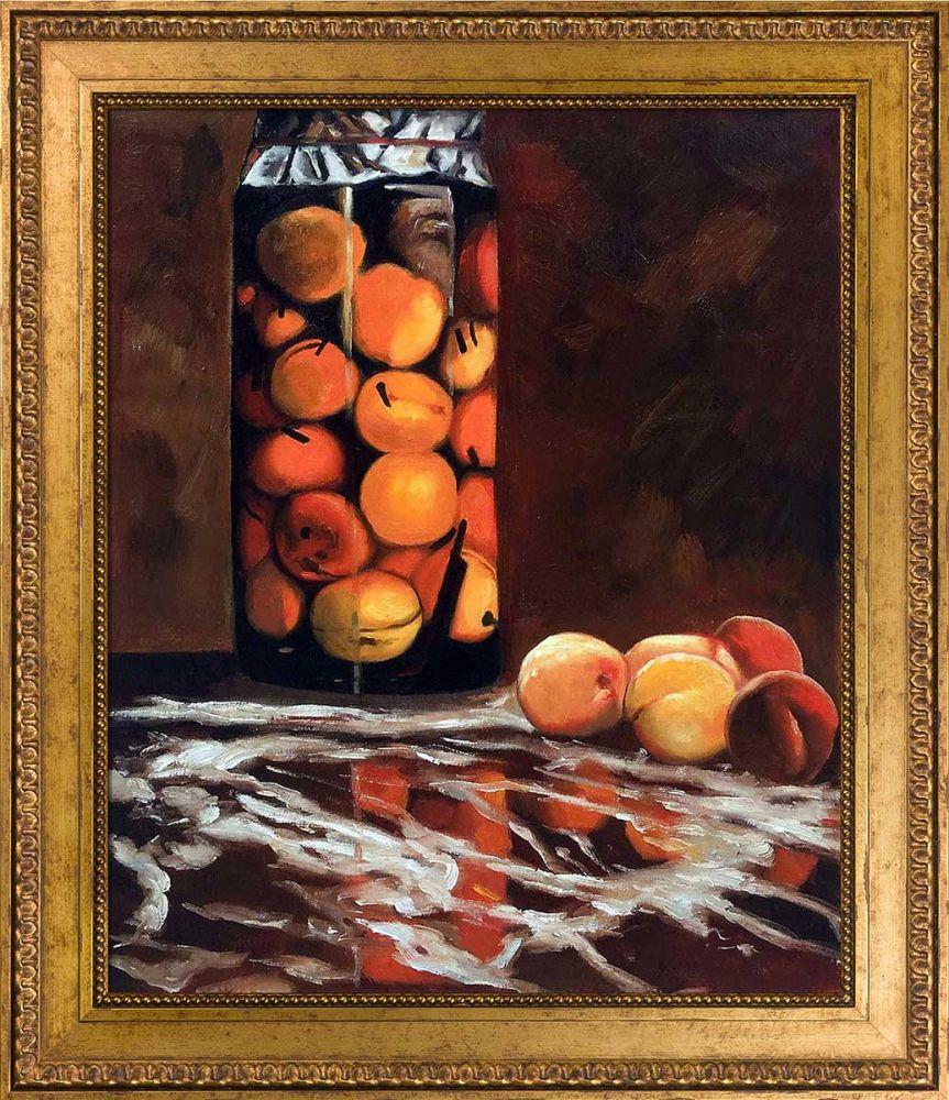 Jar of Peaches Pre-Framed - Versailles Gold King Frame 20" X 24"