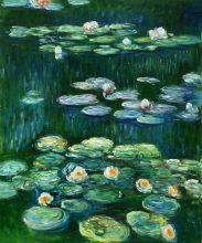 Monet - Water Lilies - 20x24 Oil Painting on Canvas