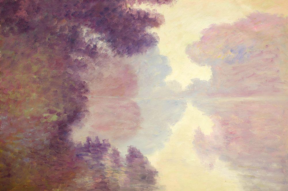 Misty Morning on the Seine (pink), 1897
