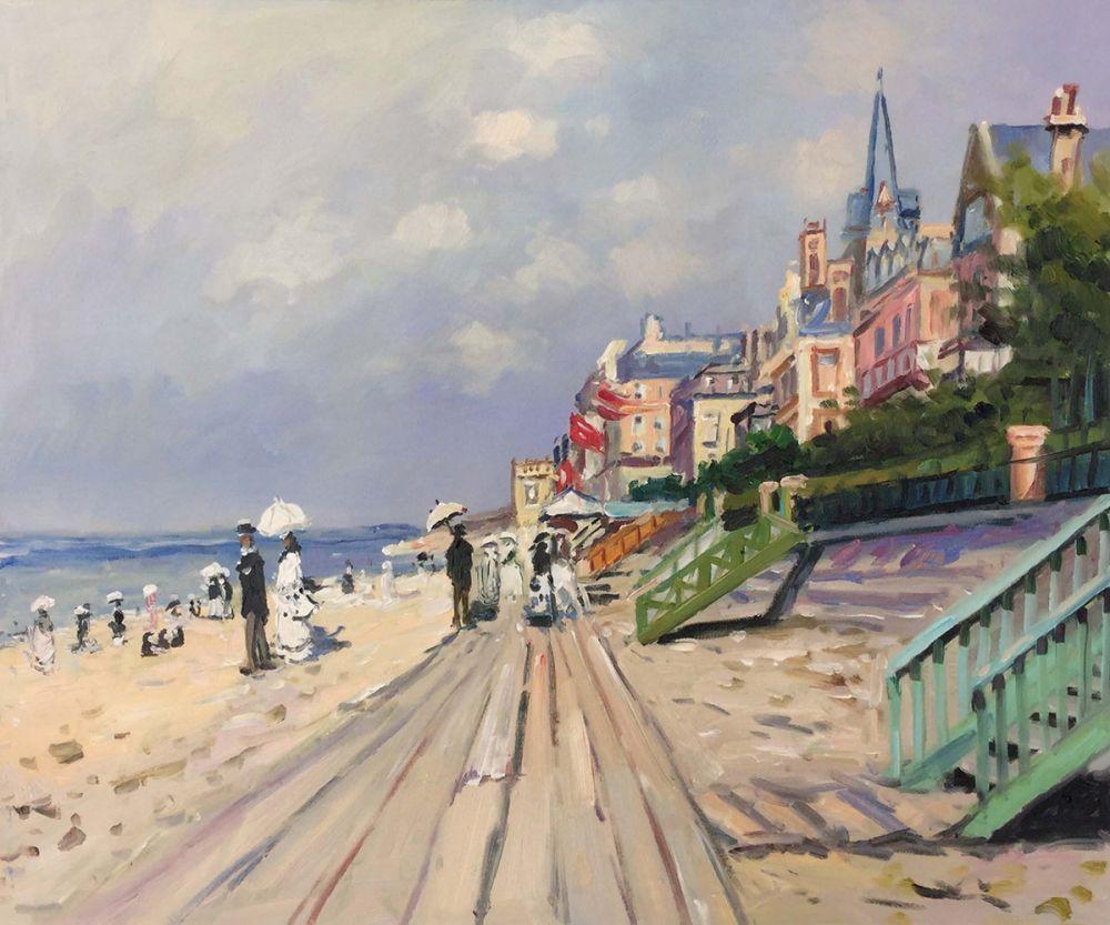 The Boardwalk At Trouville