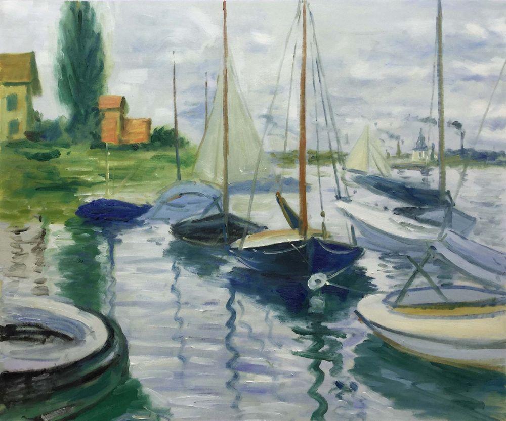 Boats At Rest, At Petit-Gennevilliers