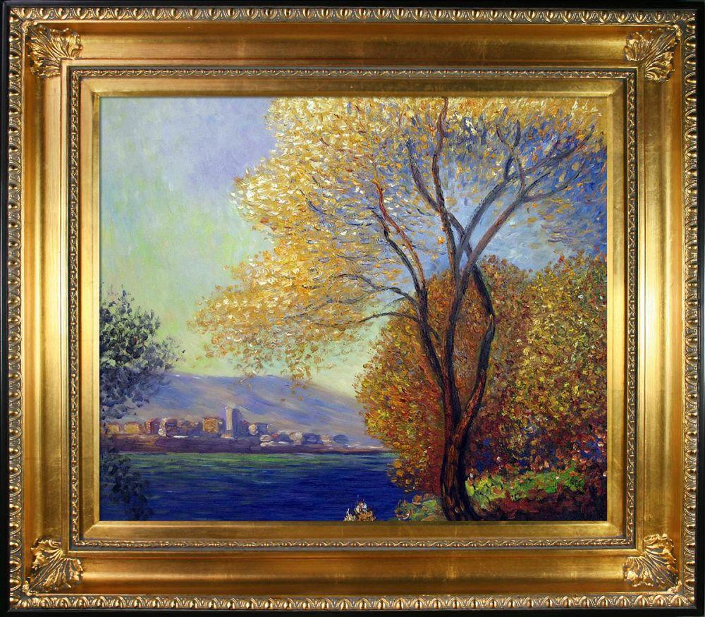 Antibes, View of Salis Pre-Framed - Regency Gold Frame 20"X24"