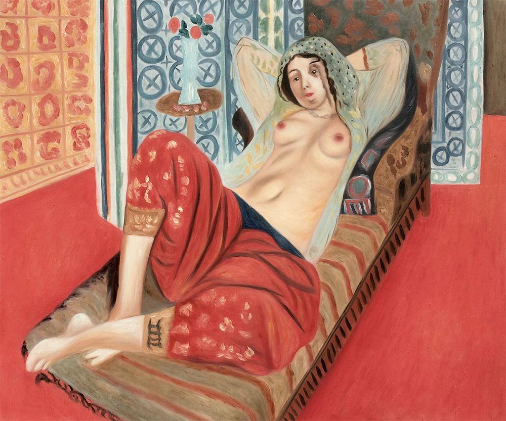 Odalisque with Red Pants
