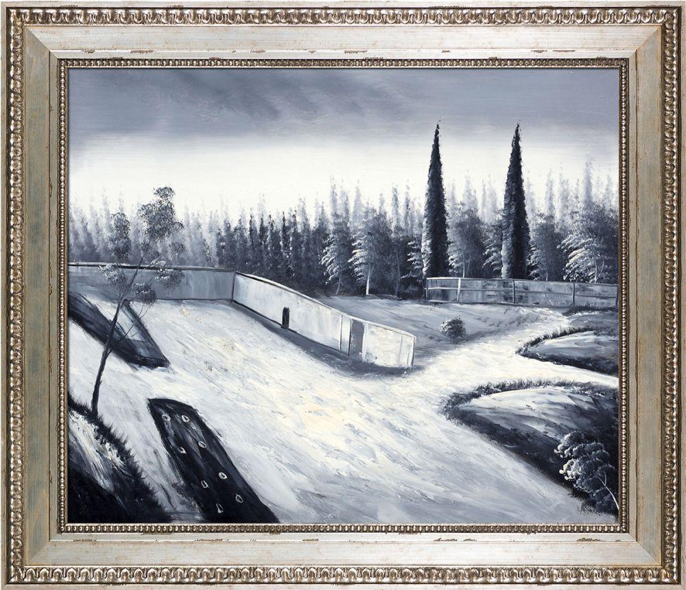 Here Comes the Rain Pre-Framed - Versailles Silver King Frame 20" X 24"