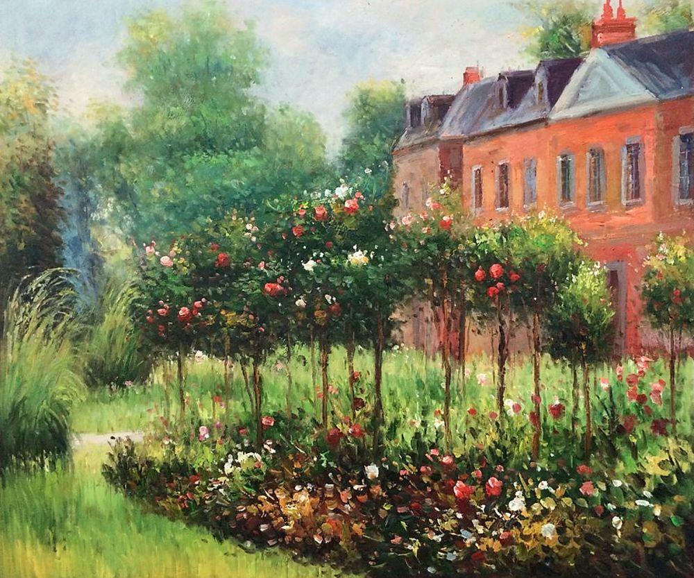 The Rose Garden at Wargemont, 1879