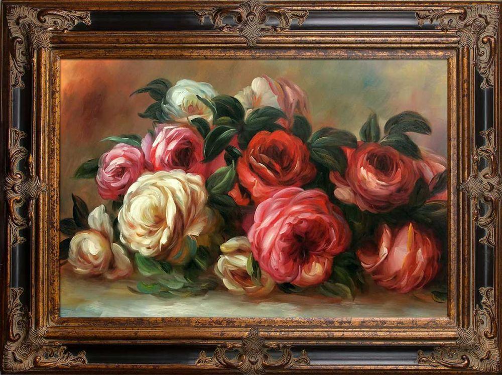 Discarded Roses Pre-Framed - Excalibur Frame 24"X36"