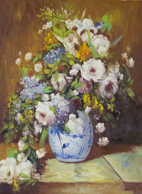 Wall Art: Renoir - Grande Vase Di Fiori - Reproduction Painting