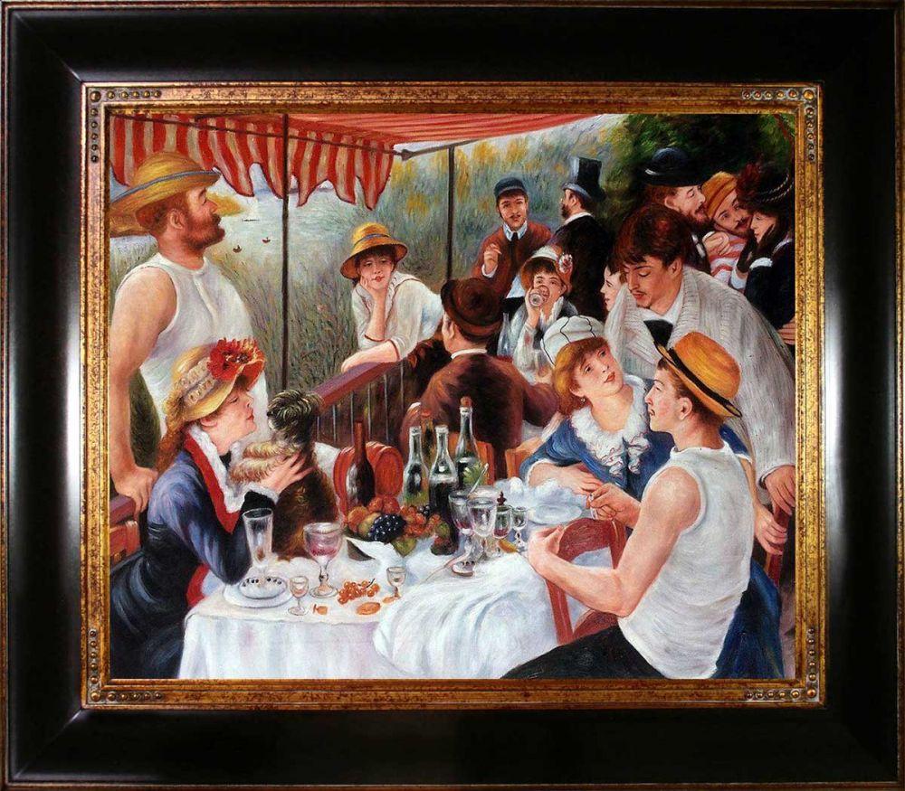 Luncheon of the Boating Party Pre-Framed - Opulent Frame 20"X24"