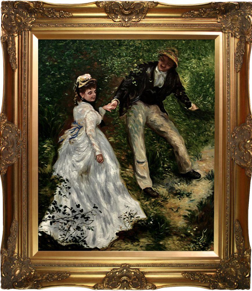 La Promenade Pre-Framed - Victorian Gold Frame 20"X24"