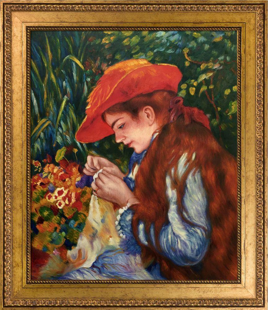 Marie-Therese Durand-Ruel Sewing Pre-Framed - Versailles Gold King Frame 20" X 24"