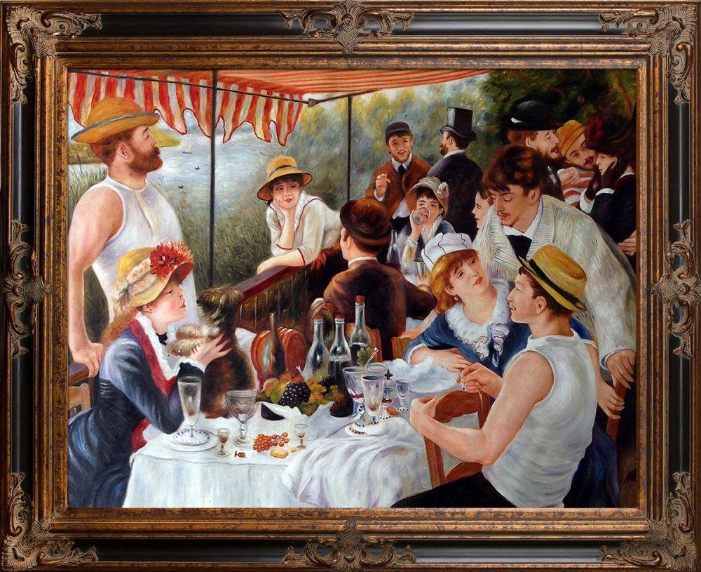 Luncheon of the Boating Party Pre-Framed - Excalibur Frame 30"X40"