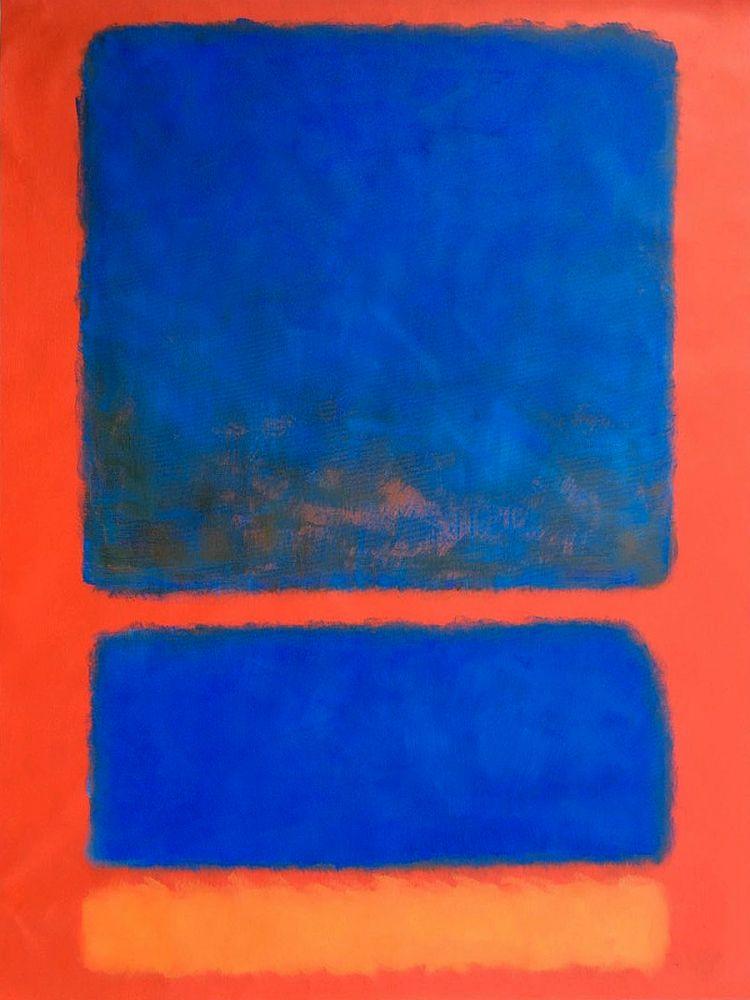 Blue, Orange, Red, 1961
