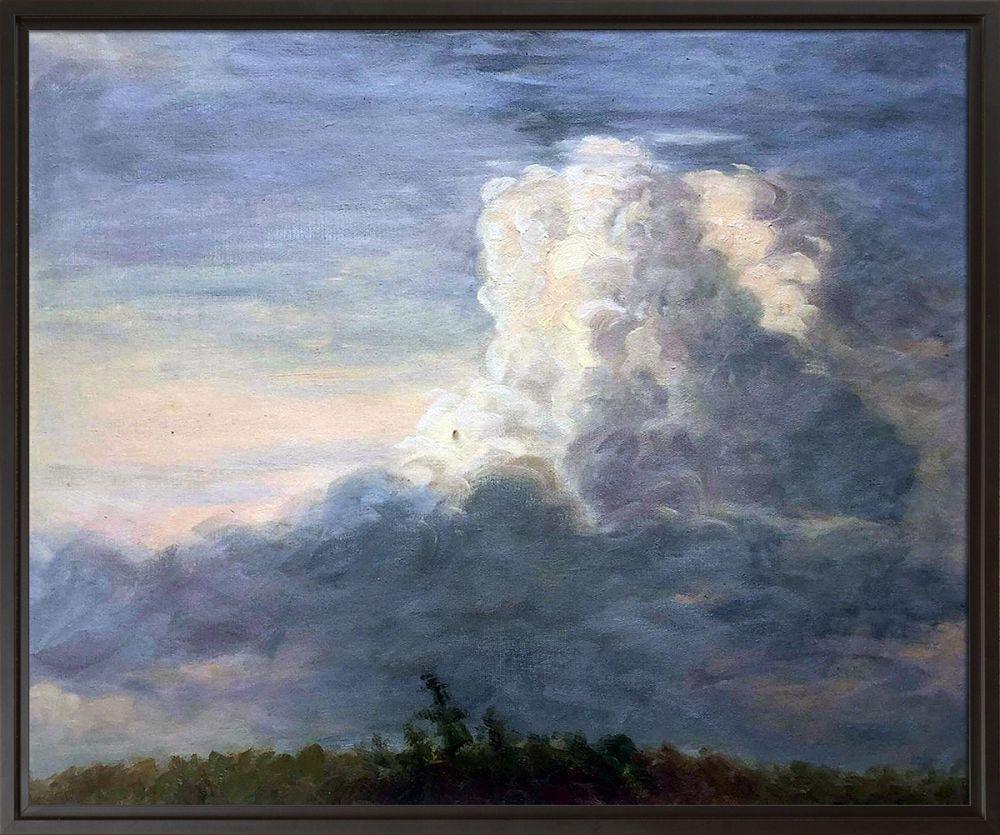 Clouds, 1838 Pre-Framed - Black Floater Frame 20" X 24"