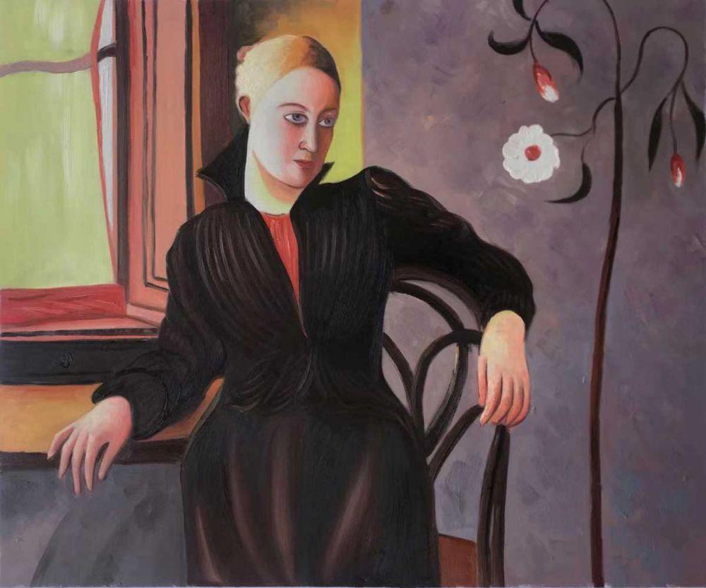 Woman Sitting by the Window