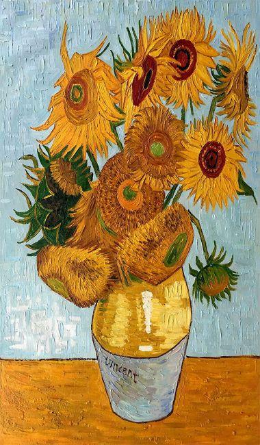 Vincent Van Gogh, Sunflowers - Hand Painted Oil Painting on Canvas