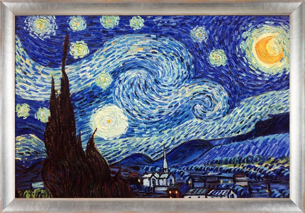 Starry Night Pre-Framed - Spencer Rustic 24" X 36"